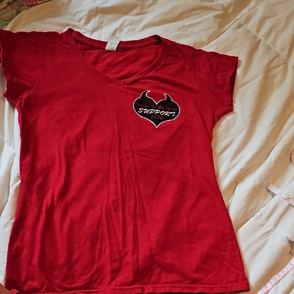 Red Womans Support T-Shirt